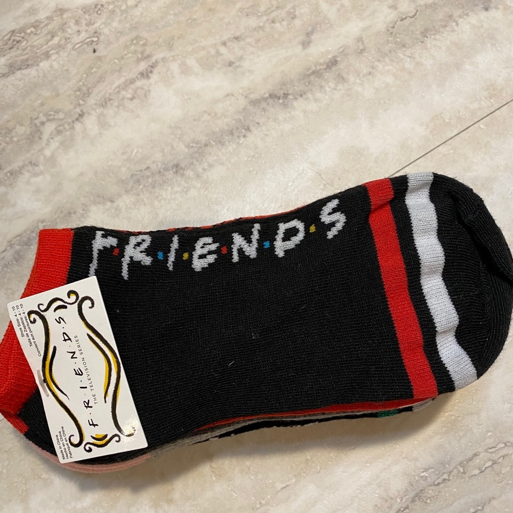 NWT Friends Themed Low Cut Socks!